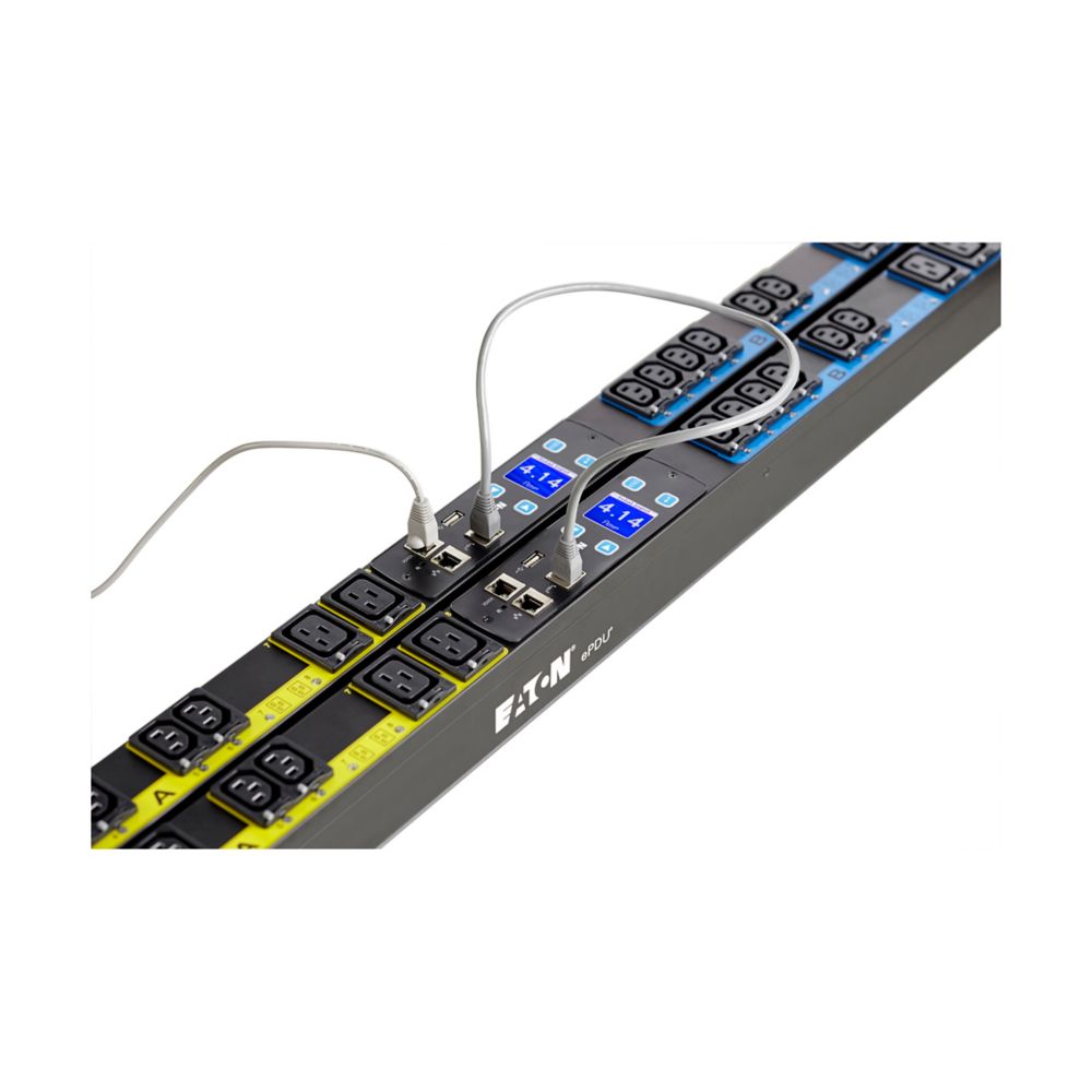 Eaton Power Quality EMA324-10 | Managed Rack PDU, 0U, L15-20P Input, 5.76 KW Max, 200-240V, 16A, 10 Ft Cord