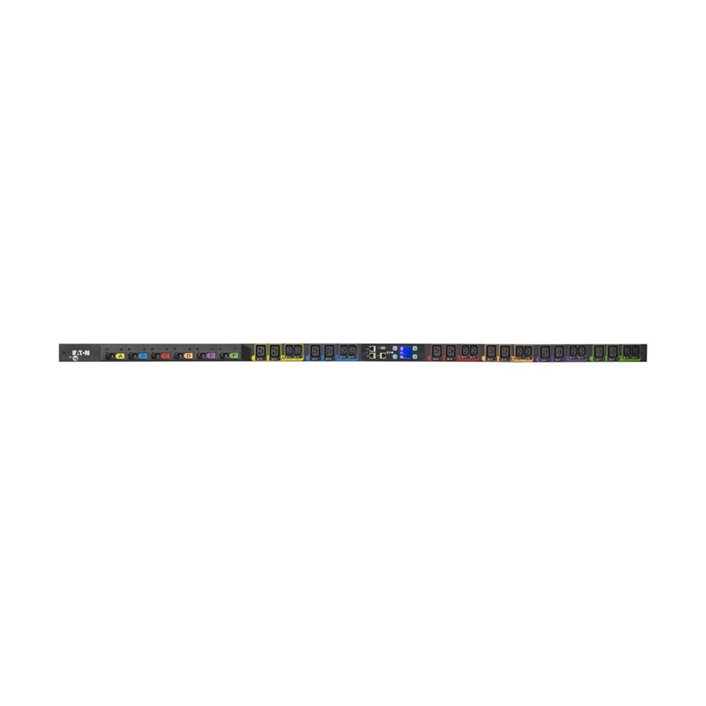 Eaton Power Quality EMO329-06 | Metered Outlet Rack PDU, 0U, Cs8365 Input, 14.4 KW Max, 200-240V, 40A, 6 Ft Cord, Three-Phase, Outlets