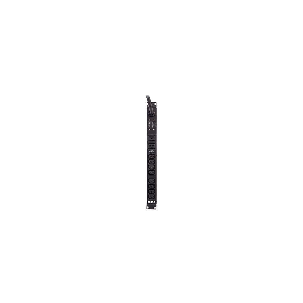 Eaton Power Quality EPBZ79 | Basic Rack PDU, 1U, L6-30P Input, 4.99 KW Max, 200-250V, 24A, 15 Ft Cord, Single-Phase, Outlets, (16) C13, (4) C19