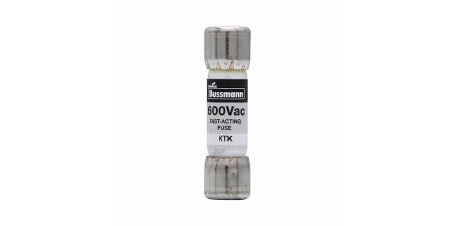 Eaton Power Quality KTK-10 | KTK Series Fuse, Fast-Acting, Ferrule Ends, for Control/Light/Meter Circuits