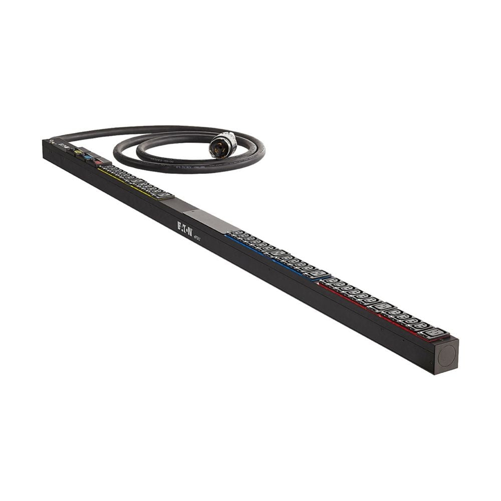 Eaton Power Quality PW105BA2U420 | Basic Rack PDU, 2U, L6-30P Input, 4.99 Kw Max, 200-240V, 30A, 9 Ft Cord, Single-Phase, Outlets (4) L6-20R