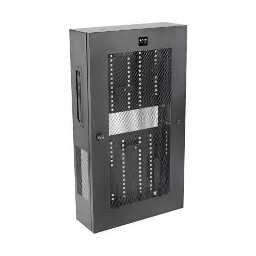 Eaton Power Quality SRWF6UMOD | SmartRack 3U Low-Profile Vertical-Mount Switch-Depth Wall-Mount Structured Wiring Enclosure
