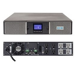 Eaton Power Quality 9PX1000RT | Ups, Rack/Tower, 2U, Nema 5-15P Connection, Led Status Display, 120 Volt Ac, 50/60 Hertz, 1000 Va, 900 Watt, 17.3" Width X 17.7" Depth X 3.4" Height, Black/Silver