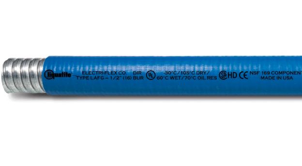 Electri-flex Company 219064 | Liquid-Tight Flexible Metal Conduit, 1/2 in., Steel, Blue