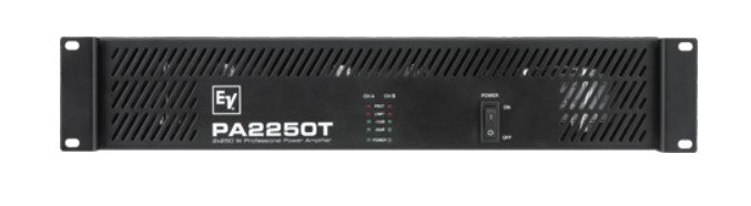 Electro-Voice PA 2250T 120V | Dual 250 W/Ch Power Amplifier