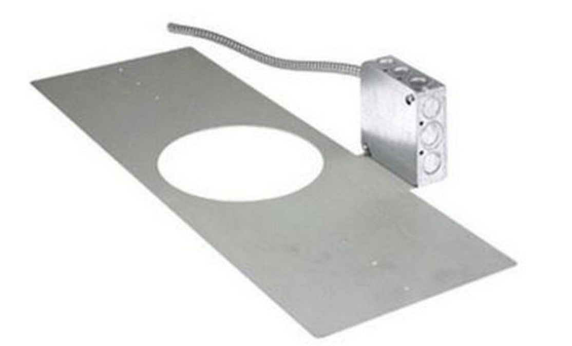 Electro-Voice RPK-82-B | Rough In Plate for C8.2 and C8.2Lp Speakers, Black, Junction Box, Flexible Conduit, (2-Pack)