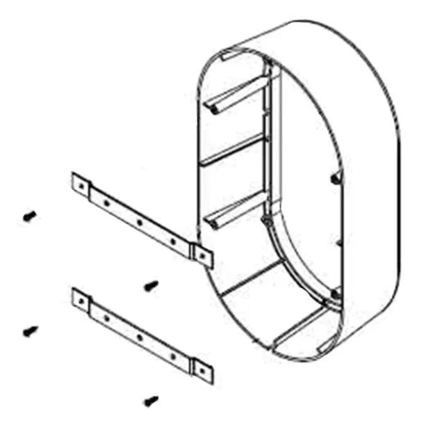 Electro-Voice SE-42 | Loudspeaker Mounting Kit, Wall Mount, External, for Evid/Fm4.2 Series Loudspeaker
