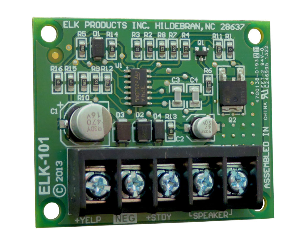 Elk Products Inc. 101 | Siren Driver, Two Channel