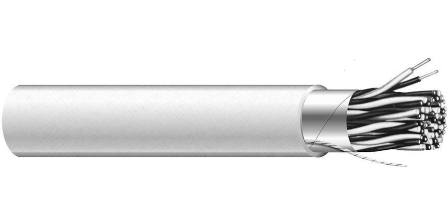 Encore Wire C0721A.41.10 | Multi-Conductor Cable, White, 2 Conductor, Tinned Copper, 22 AWG, 7/30, Stranded, Semi-Rigid PVC, Gray, PVC, UL, 1000 ft