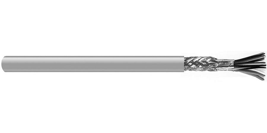 Encore Wire C0974A.41.10 | Multi-Conductor Cable, 6 Conductor, Tinned Copper, 22 AWG, 7/30, Stranded, Semi-Rigid PVC, Gray, PVC, 1000 ft