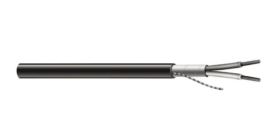 Encore Wire C1228A.21.01 | Multi-Conductor Cable, RoHS, Black, Tinned Copper, 24 AWG, 19/36, Stranded, Polypropylene, Black, PVC, 1000 ft