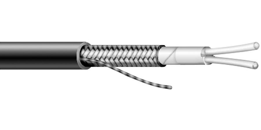 Encore Wire C8001.41.07 | Coaxial Cable, Twin Axial, Twin Axial, 2, Tinned Copper, Polyethylene, Blue, CL2 CM, 1000 ft