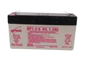 EnerSys NP1.2-6 | Sealed Lead Acid Battery, 6 V, 1.2 Ah
