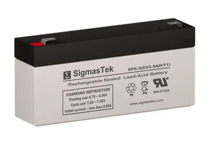 EnerSys NP2.8-6 | Sealed Lead Acid Battery, 6 V, 2.8 Ah