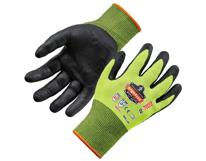 Ergodyne 17974 | Cut Resistant Gloves, Large, Knit, Hand Protection, Lime, Yarn, Fiber
