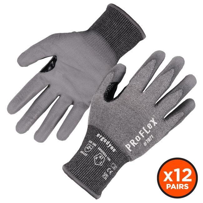 Ergodyne 18064 | ProFlex 7071 Cut-Resistant Gloves Polyurethane Coated, Large
