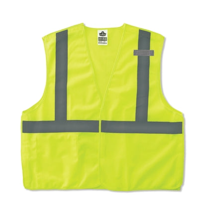 Ergodyne 21077 | GloWear 8215BA Type R Class 2 Econo Breakaway Vest Lime, 2X-Large/3X-Large