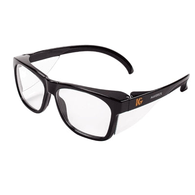 Essendant Receivables KCC49309 | Kimberly-Clark Professional KleenGuard Maverick Safety Glasses Clear Lens, Black Frame, Anti-Glare