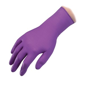Essendant Receivables KCC55083 | Kimberly-Clark Safeskin Purple Nitrile Exam Gloves, Powder-Free, 9.5" Length, Large