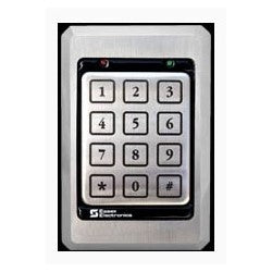 Essex Electronics Inc KTP-103-SN | Access Control Keypad Reader, 26-Bit Wiegand, 12-Button (3x4), 5/12 Volt DC, 20 mA, Stainless Steel Bezel