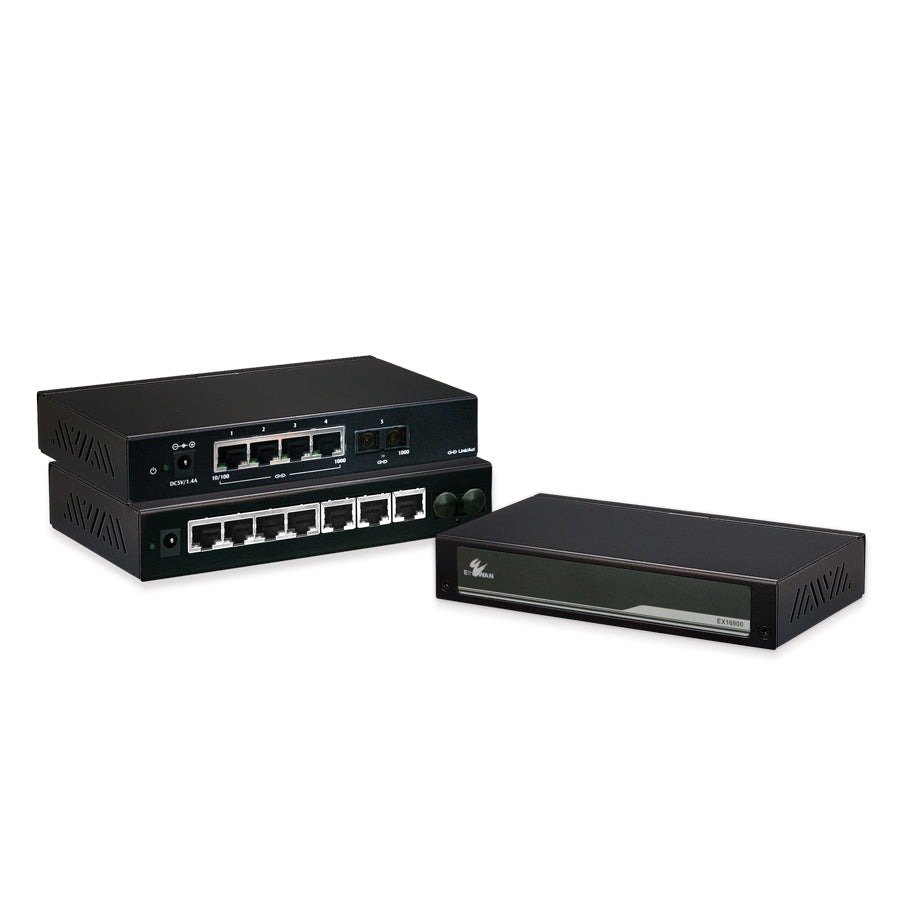 Etherwan Systems EX16908 | Unmanaged 8-port 10/100/1000BASE-TX Gigabit Ethernet Switch