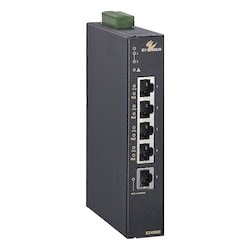 Etherwan Systems EX45905 | 5 Port Hardened -40C - 75C Unmanaged Gigabit Switch With 4 Poe+ 802.3At 30W Ports + 1 Gigabit Uplink Port