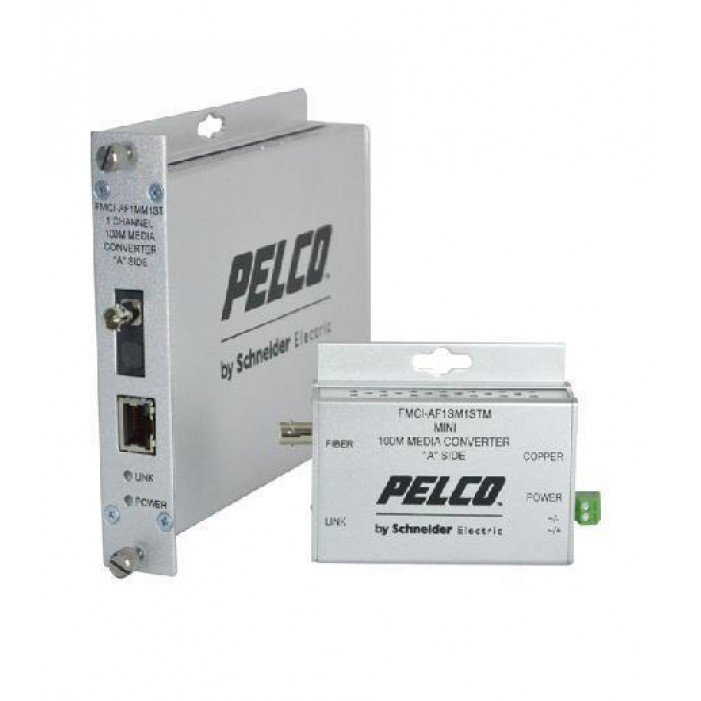 Pelco FMCI-BF1SM1STM | FMCI Series Ethernet Optical Fiber Media Converters