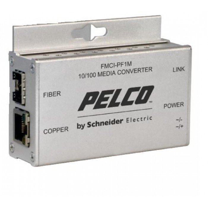 Pelco FMCI-PF1M - CONVERTER - SMALL SIZE 100MBPS MEDIA