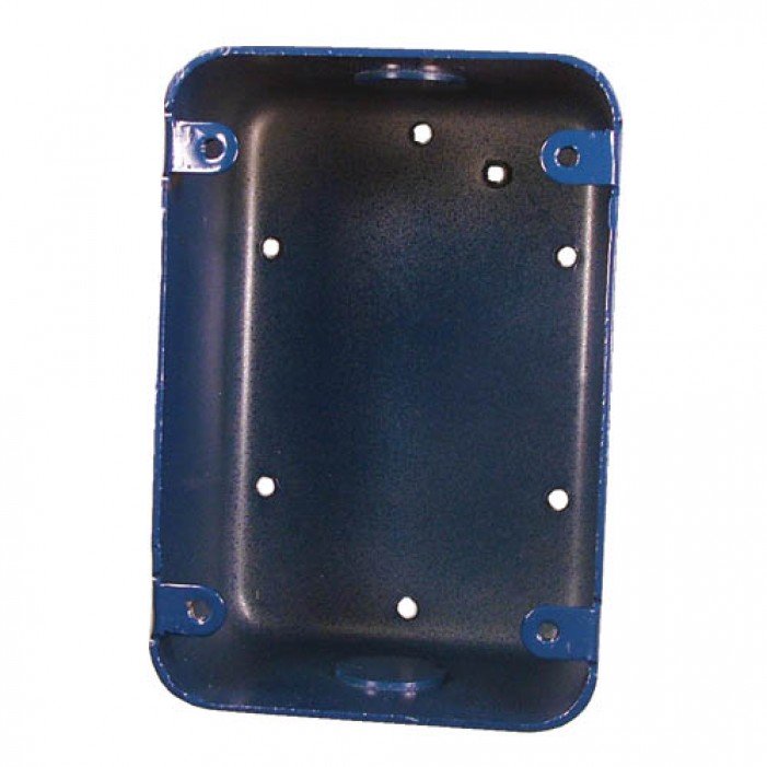 Bosch FMM-100BB-B | Cast-Metal Surface Back Box, 4.74x3.25x2.25", Blue