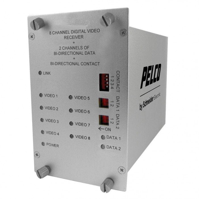Pelco FRV80D2S1FC - MULTIPLEXER - 8CH 10-BIT DIG-VID M.PLEXER 2