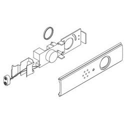 Falcon Lock 24-EAK-3-US28 650163 | Exit Device Exit Alarm Kit, Anodized Aluminum, for 24 Series 3’ Door Exit Device