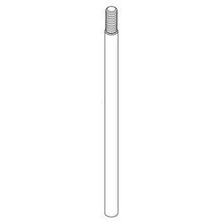 Falcon Lock 650006 SP28 | Exit Device Extension Rod, Vertical, 12" Length, Powder Coated Aluminum, for 19/24/25 Series Door Exit Device