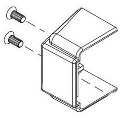 Falcon Lock 650343 | Exit Device Channel Endcap Kit with Screw, for 19 Series Door Exit Device