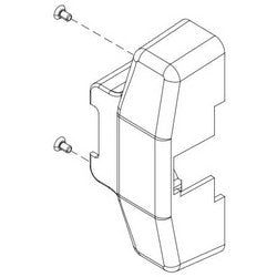 Falcon Lock 650384 BLACK | Exit Device Center Case Cover Kit, Black with Screw, for 19 Series Door Exit Device