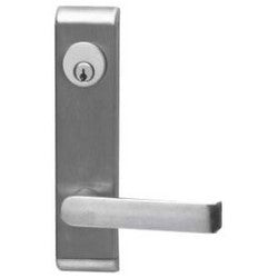 Falcon Lock 912L-NL SP28 RHR | Exit Device Control Trim, Dane Lever, Night Latch, Right Hand Reverse, Powder Coated Aluminum, for 19 Series Door Exit Device