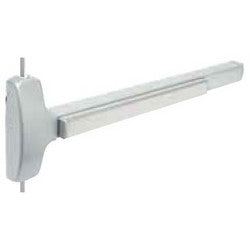 Falcon Lock F-25-V-EO US26D 36 X 84 RHR SNB | Exit Device, Concealed Vertical Rod Touchbar, Fire Exit Hardware, Exit Only, Right Hand Reverse, 84" Length x 36" Width, Extruded Aluminum, Satin Chrome