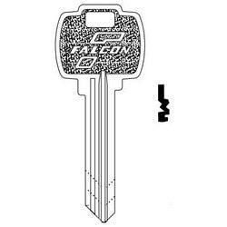 Falcon Lock KB577 M | Door Lock Key Blank, Standard, 6-Pin, M Keyway, for Conventional Cylinder