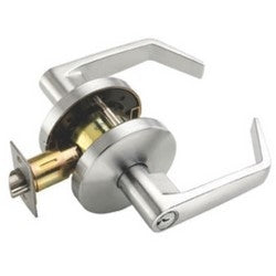 Falcon Lock W101S D 613 | Door Cylinder Lock, Medium Duty, Dane Lever, Springlatch, 2-3/4" Backset, Oil Rubbed Bronze, for Passage/Closet