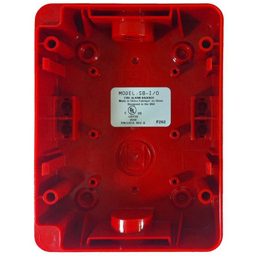 Fire-Lite Alarms, Inc. SB-I/O | Silent Knight Mounting Box for Pull Station, Honeywell International, Silent Knight
