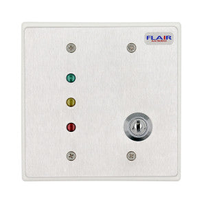 Flair Electronics SZA320 | Single Zone Recessed Alarm, NC or NO EOL Input, Green LED