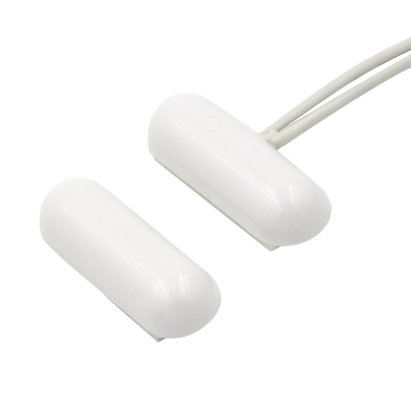 Flair Electronics VIP120-2 WHT | Magnetic Contact, NO, Closed, 100VAVDC, White, 0.1 , Height 4 in., Length 4 in., Nickel, 0.5A