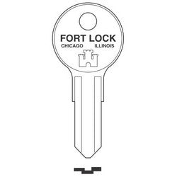 Fort Lock K60 | Lock Key Blank, For 7000 Series 8 Disc Tumbler Lock