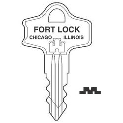 Fort Lock KS900 | Lock Key Blank, For 29000 Series 5 Disc Tumbler Lock