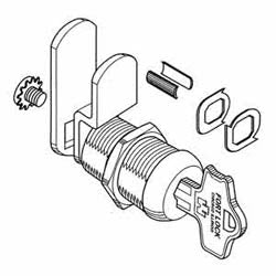 Fort Lock MFW29118 KA D3012 | Cam Lock, High Security, Double Bit, Multi-Function, 5-Tumbler, Keyed Alike D3012, 1-1/8", Stainless Steel