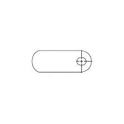 Fort Lock SG1600 | Door Lock Round Key Cam, Straight, 1" Length