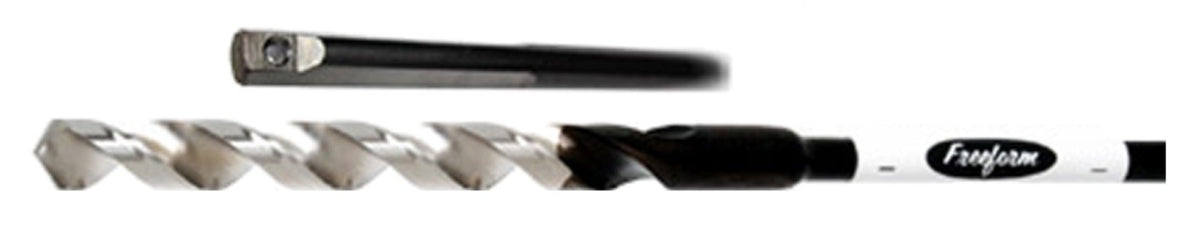 Freeform Research & Development 3872B | HSS Drill Bit, 3/8 in. Diameter, 72 in. Length, Bell Hanger Shank