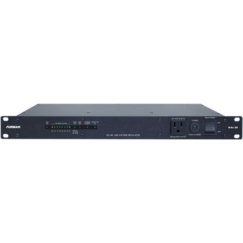 Furman M-8X AR | Power Conditioner, 15 A, 9 Outlets, 145 VAC, Rack-Mount, 10 ft. Cord