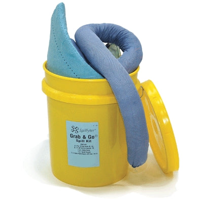 Fytertech Nonwovens 455304 | Spilfyter Grab & Go Bucket Spill Kit, Universal