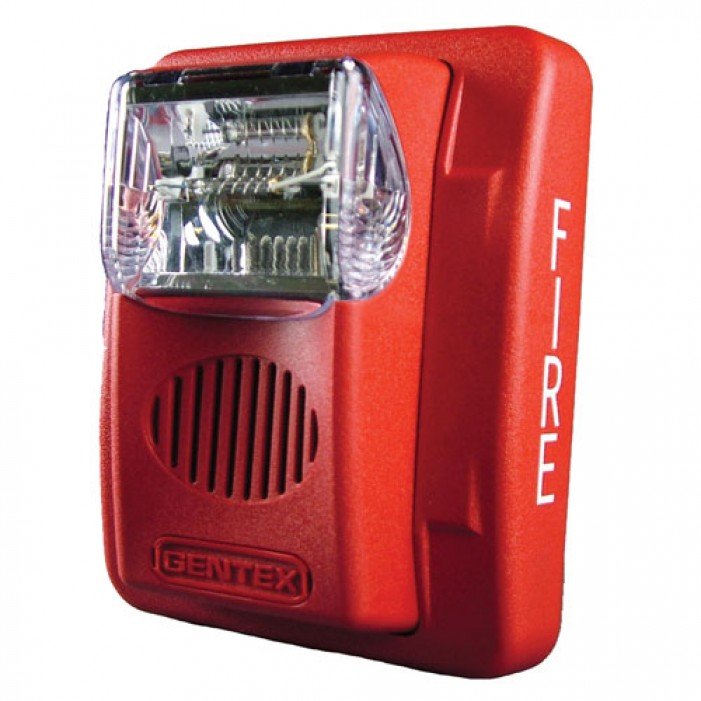 Bosch GEC3-24WR | Wall Horn/Strobe, 15-110cd 24V, Red