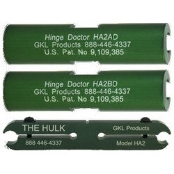 GKL Products HA2X3D KIT | Sagging Door Hinge Kit, Hinge Doctor, Includes (1) HA2, (1) HA2AD and (1) HA2BD, for Residential Application and Timely Door Frame